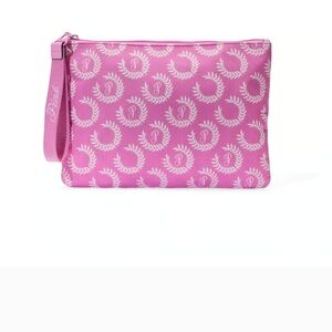 Zip Pouch Pink Victoria Secret Crest